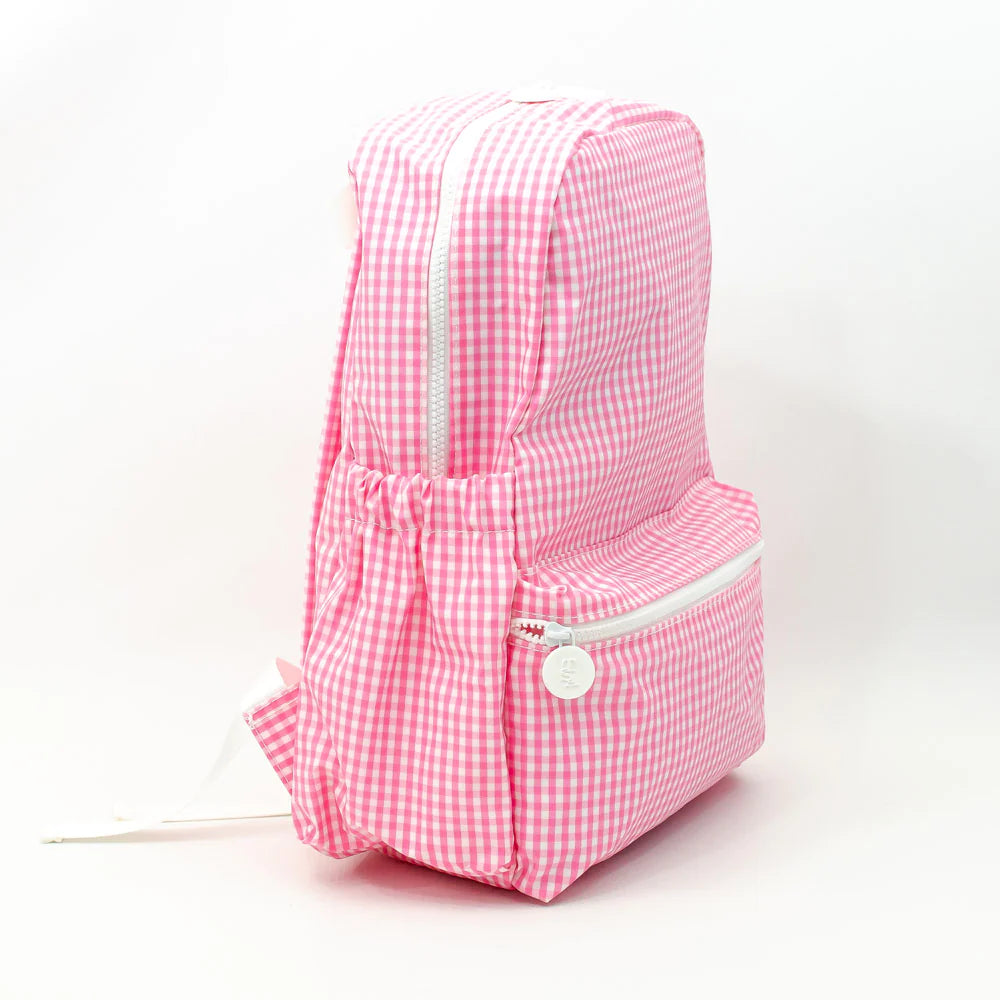 Pink and White TRVL Kids Book Bag