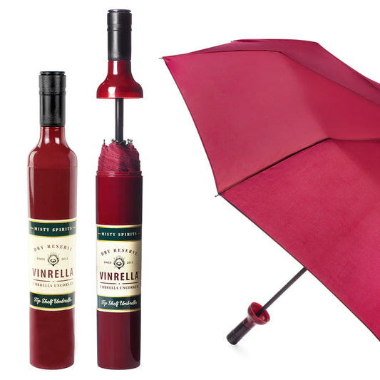 Vinrella Bottle Umbrella- Burgundy