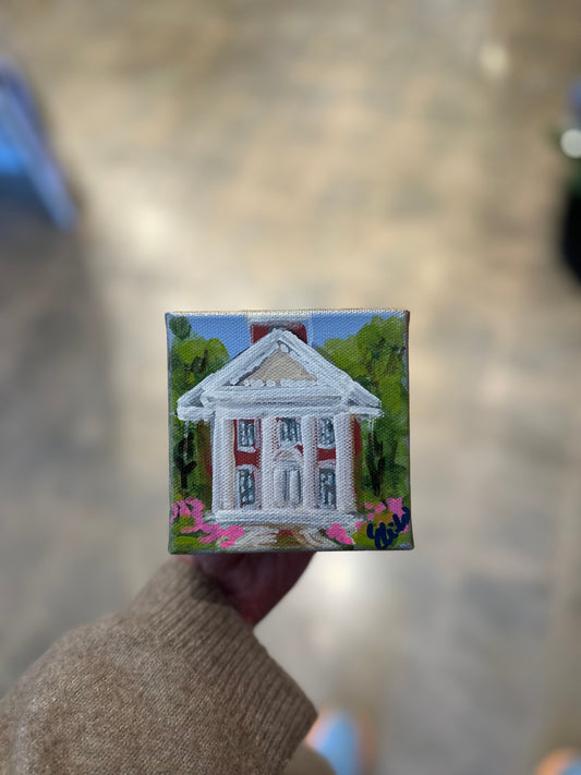 Have Mercy Collegiate Meredith Chapel Painting 4x4