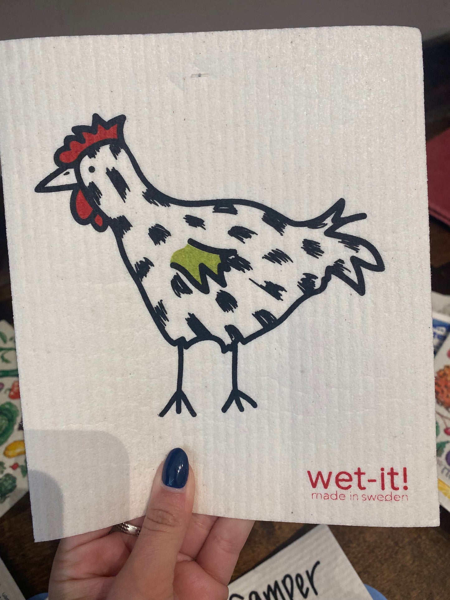 Wet It Painted Chicken