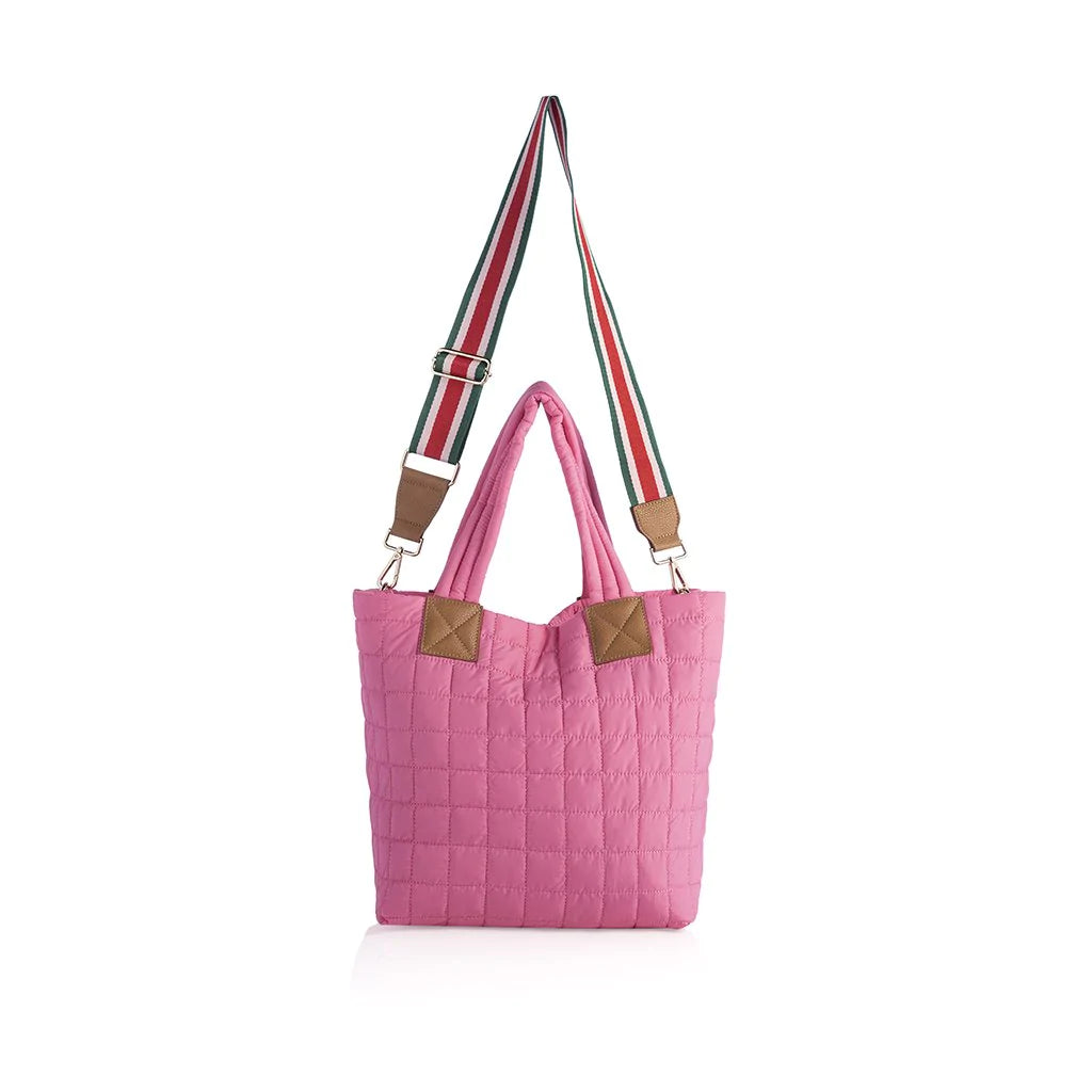 Shirleah Quilted Nylon Tote
